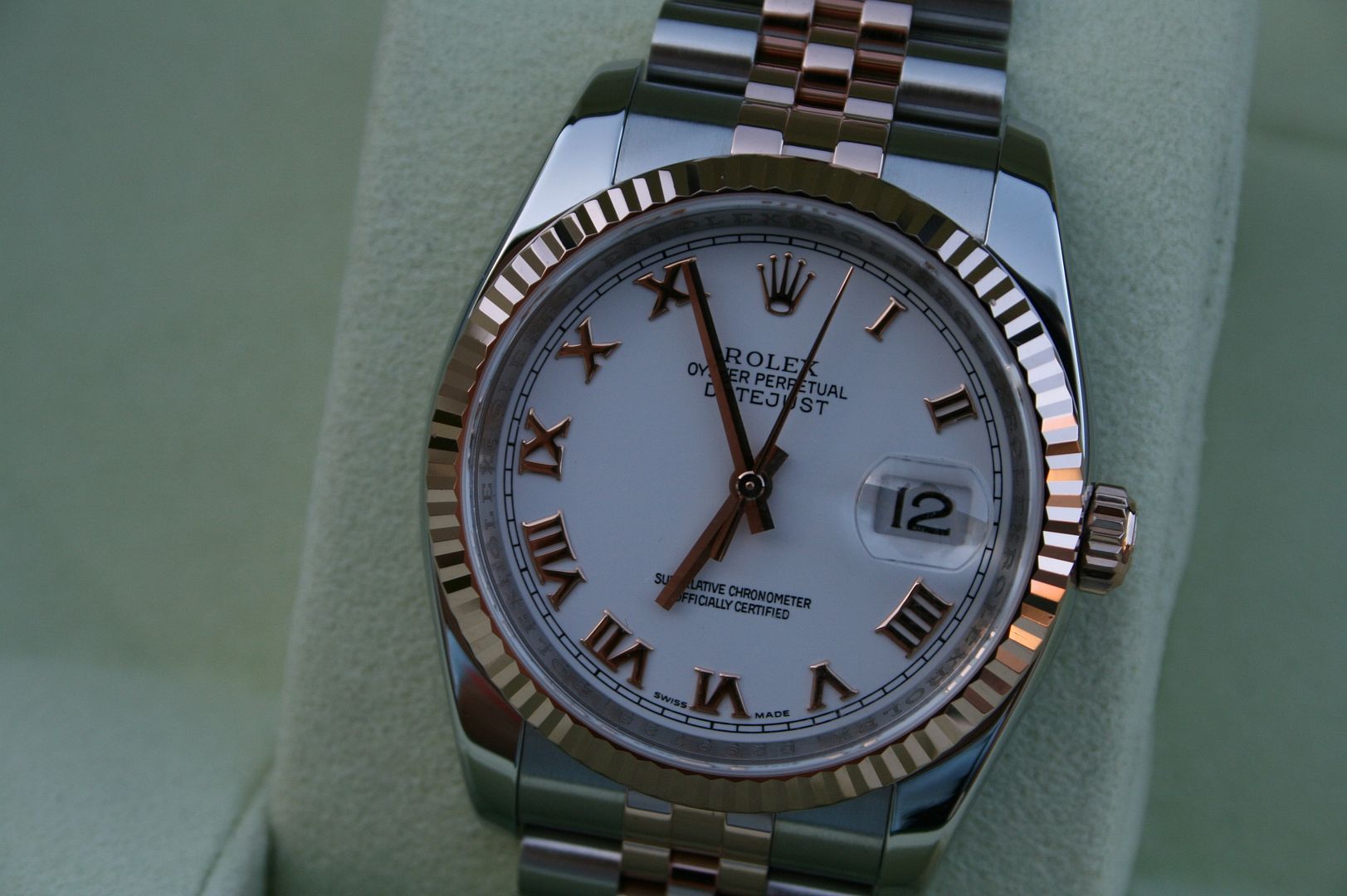 rolex two tone rose gold jubilee